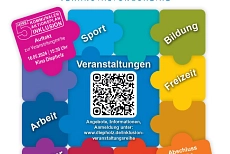 Plakat zur Veranstaltungsreihe "Teilhabe und Barrierefreiheit im Landkreis Diepholz"