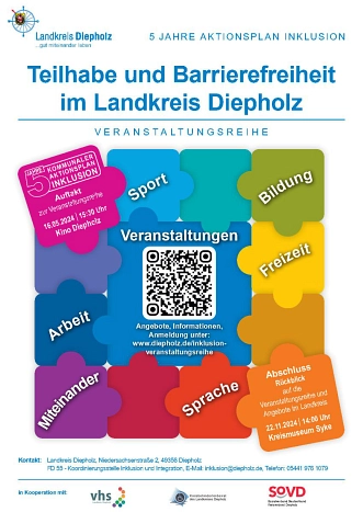 Plakat Veranstaltungsreihe © Landkreis Diepholz