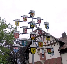 Bild Wappenbaum Leiststelle Niedersachsenhaus © Landkreis Diepholz